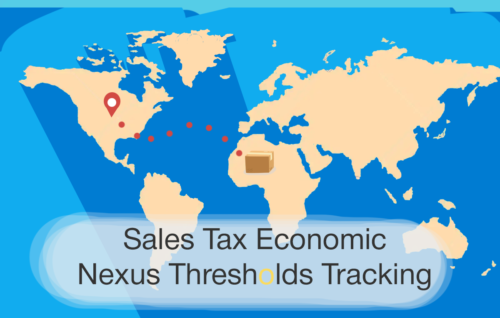 Seguimiento de umbrales de nexo económico de impuestos sobre las ventas